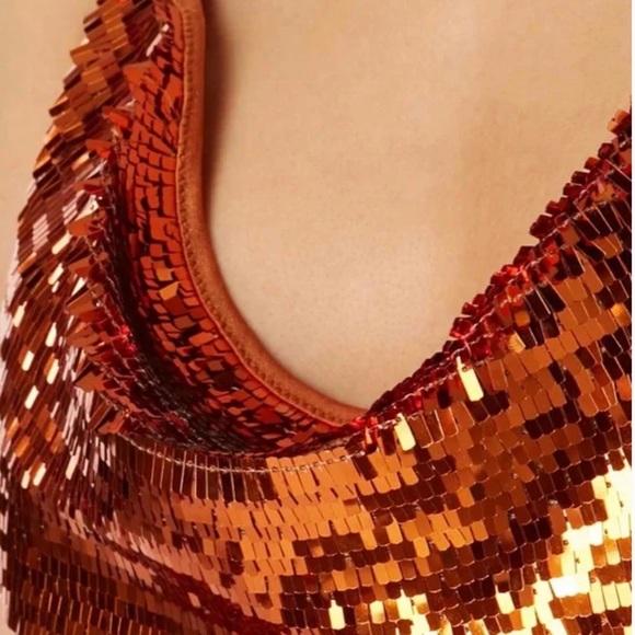 Oseree OSEREE Sequin Bandana. Size Small - Picture 2 of 10